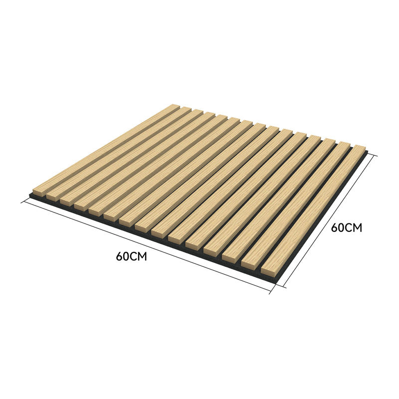 Croquis coté Lot de 4 panneaux acoustiques Vang 1,44 m² NEU.HOLZ