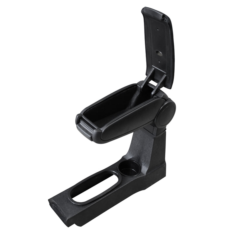 Schizzo in scala Bracciolo Centrale per Ford Fiesta (1995-2002) e Mazda 121 (1996–2002) Vano Portaoggetti Ribaltabile pro.tec