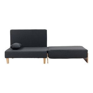 Canapé convertible 1 place Seinlus 81 x 88 x 68 cm [en.casa]
