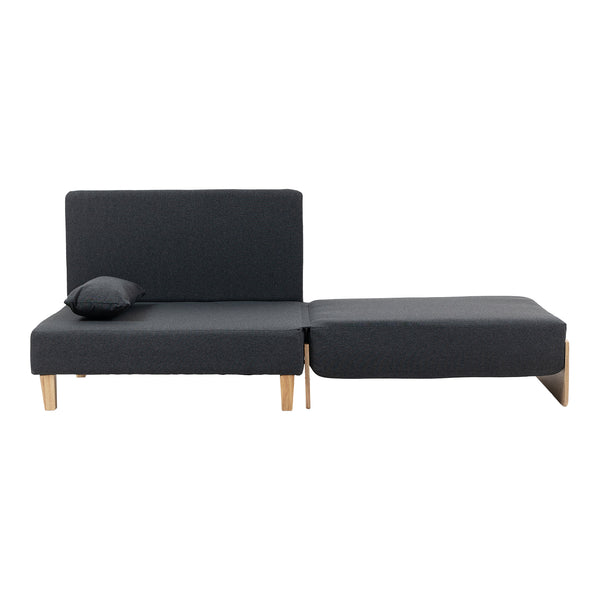 Canapé convertible 1 place Seinlus 81 x 88 x 68 cm [en.casa]