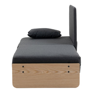 Canapé convertible 1 place Seinlus 81 x 88 x 68 cm [en.casa]