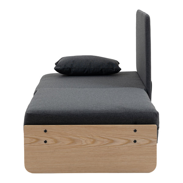 Canapé convertible 1 place Seinlus 81 x 88 x 68 cm [en.casa]