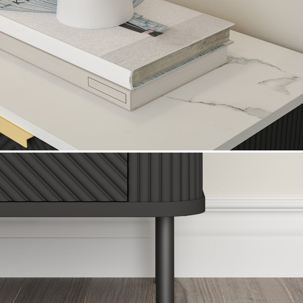 Lot de 2 tables de chevet Olvehok 55 x 52 x 38 cm [en.casa]
