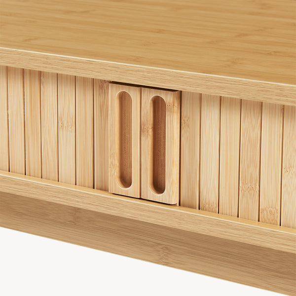 Table console Tysvær 110 x 40 x 78 cm bambou [en.casa]