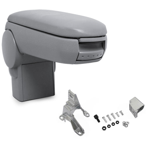Bracciolo centrale Skoda Octavia con vano portaoggetti similpelle grigia pro.tec - premiumXL