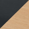 Libreria Kappespoo 124x80x35 cm Nero/effetto quercia [en.casa]
