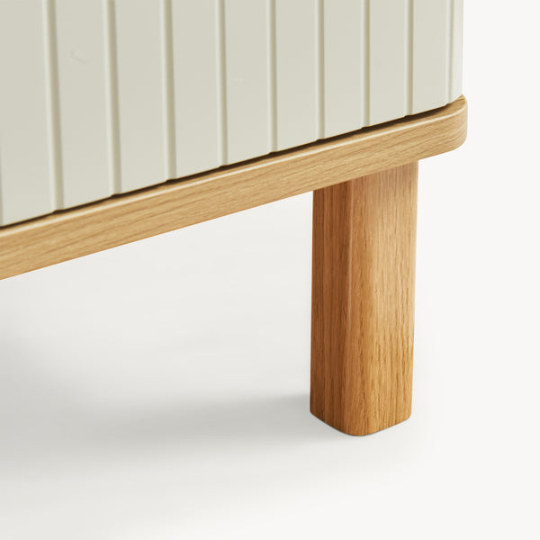 Armoire de salle de bain Ferrersp 80 x 40 x 35 cm effet chêne / couleur sable [en.casa] 