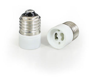 5 Stück Adapter E27 - GU10 Lampenfassung Konverter Sockel Lampensockel Fassung [in.tec]