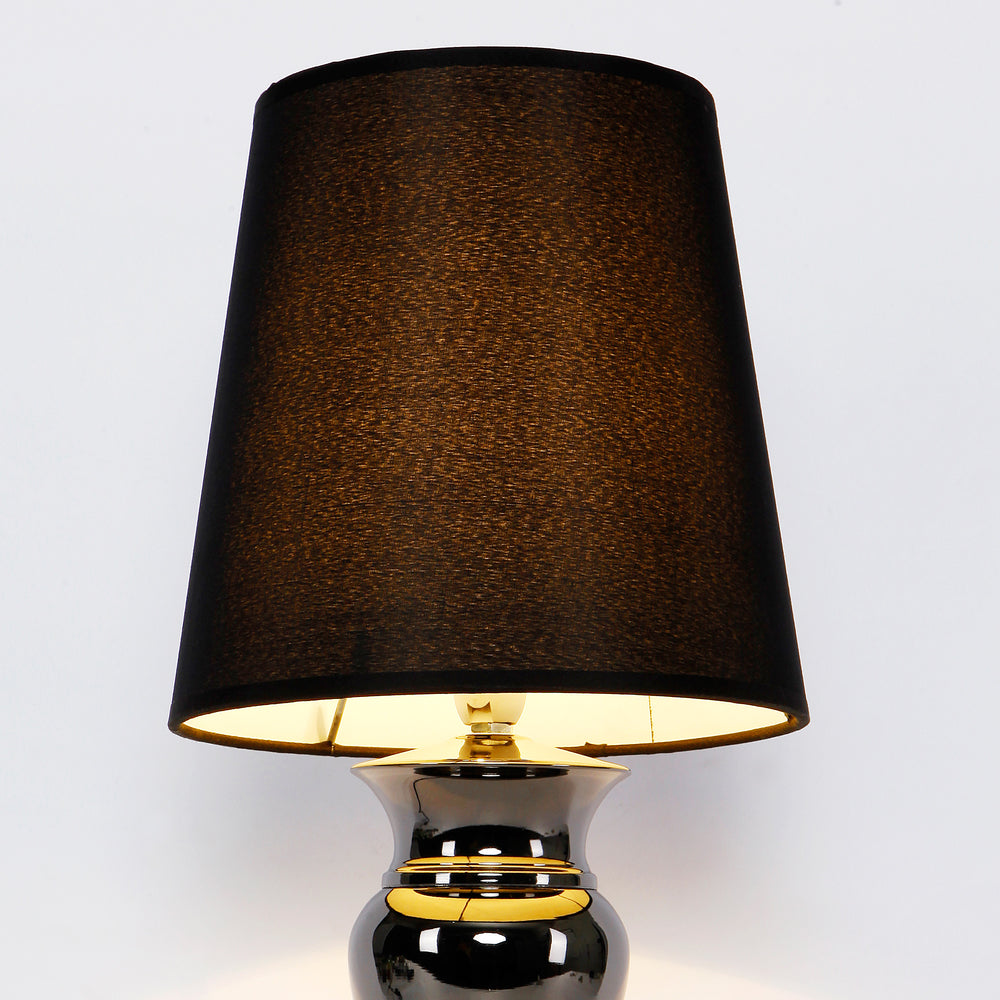 Lampada da tavolo moderna H:48cm nera lampada da tavolo lampada luce [Lux.Pro] - premiumXL