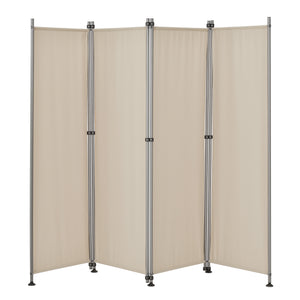 Paravent de Confidentialité Modica à 4 Panneaux pour Extérieur Intérieur 215 x 170 cm [pro.tec]