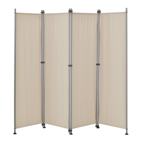 Paravent de Confidentialité Modica à 4 Panneaux pour Extérieur Intérieur 215 x 170 cm [pro.tec]