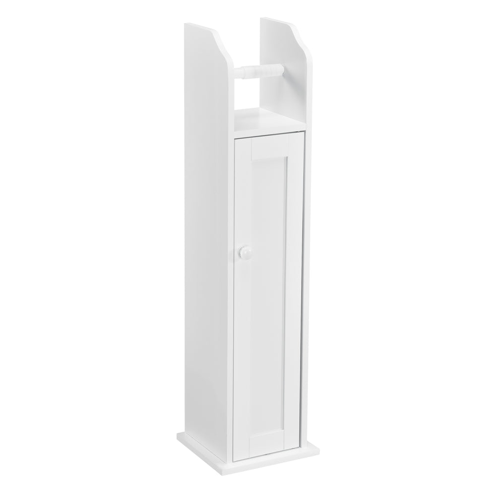 Portarotolo Falkenberg 78x20x18 cm mobile da bagno con ripiano bianco en.casa - premiumXL