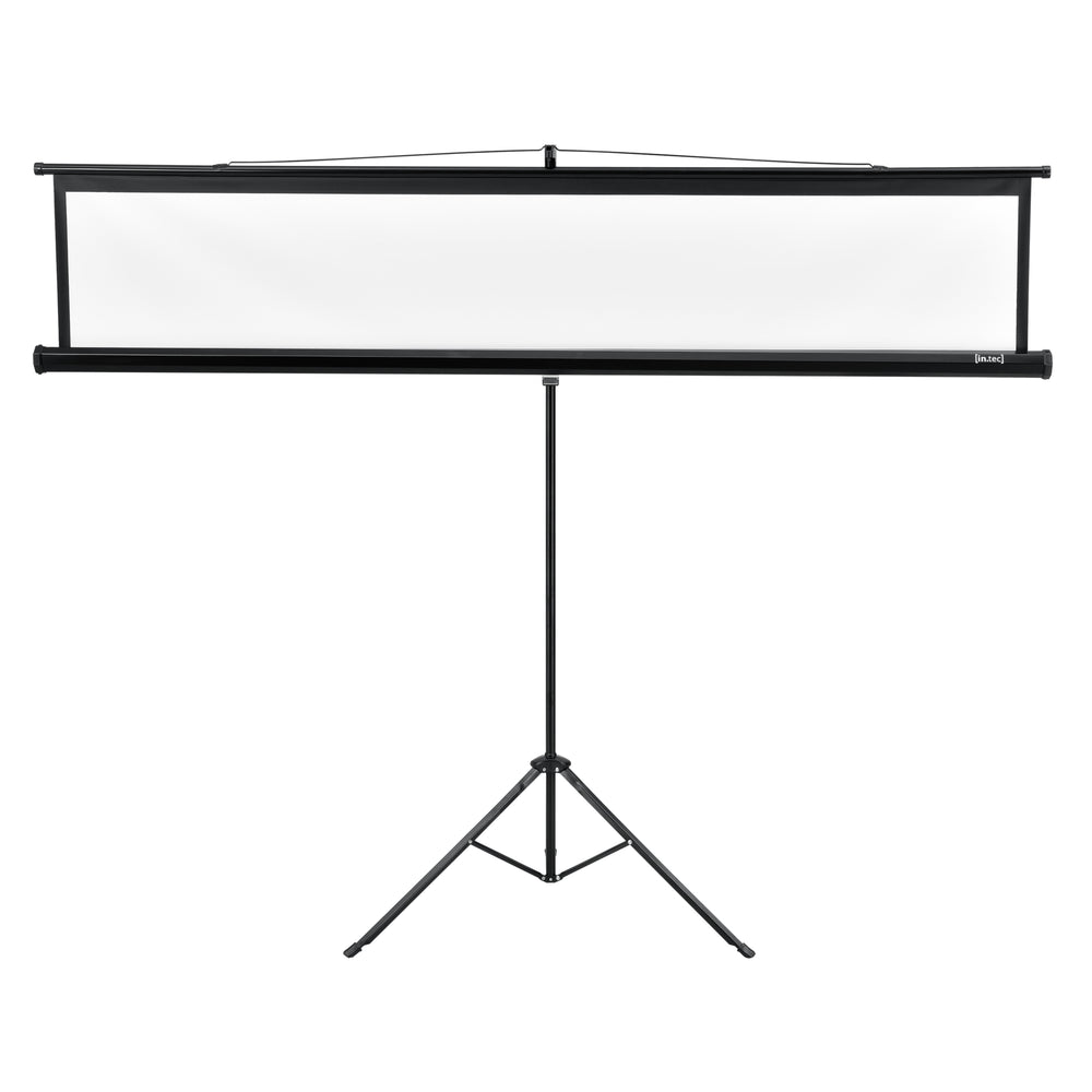 Beamer Leinwand mit Stativ 113 Zoll [in.tec] - premiumXL