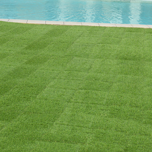 Set de 11 dalles emboîtables de gazon artificiel Wiesloch ca. 1m² 30 x 30 x 2,2 cm [en.casa]