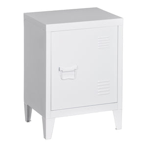 Table de chevet Inari en acier laminé 57 x 40 x 30 cm [en.casa]