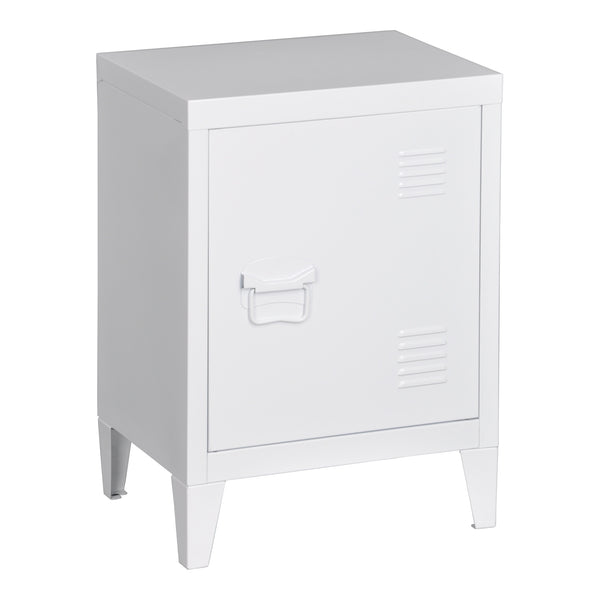 Table de chevet Inari en acier laminé 57 x 40 x 30 cm [en.casa]