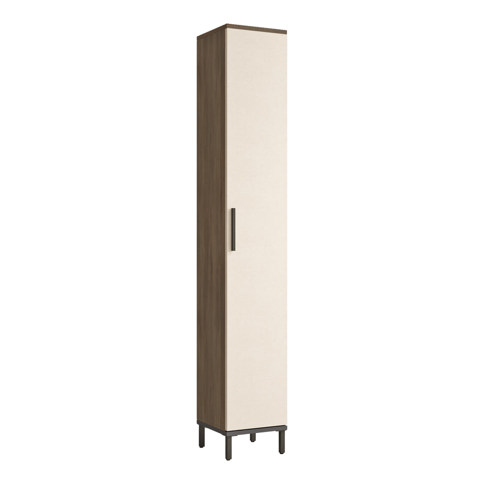 Armoire haute Lieto avec 6 compartiments de rangement 183,5 x 29,5 x 29,5 cm chêne gris [en.casa] - premiumXL