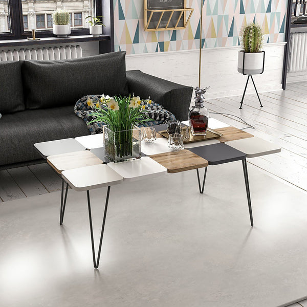 Couchtisch Give 44x110x66 cm Mehrfarbig [en.casa]