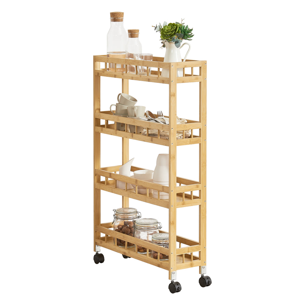 Chariot Pyhäjoki 96 x 60 x 18 cm Naturel [en.casa] - premiumXL