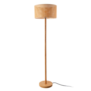 Lampadaire Rochdale 154 cm naturel / brun doré lux.pro