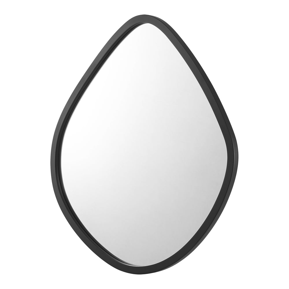 Miroir mural Galatone noir, mat 64x60cm [en.casa] - premiumXL