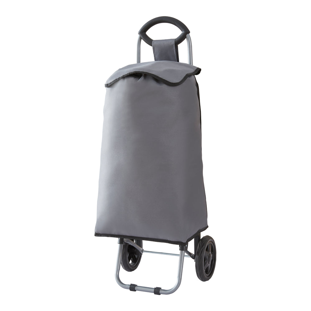 Chariot de courses Nørre 36 litres 93 x 32 x 30 cm gris foncé / noir [en.casa]