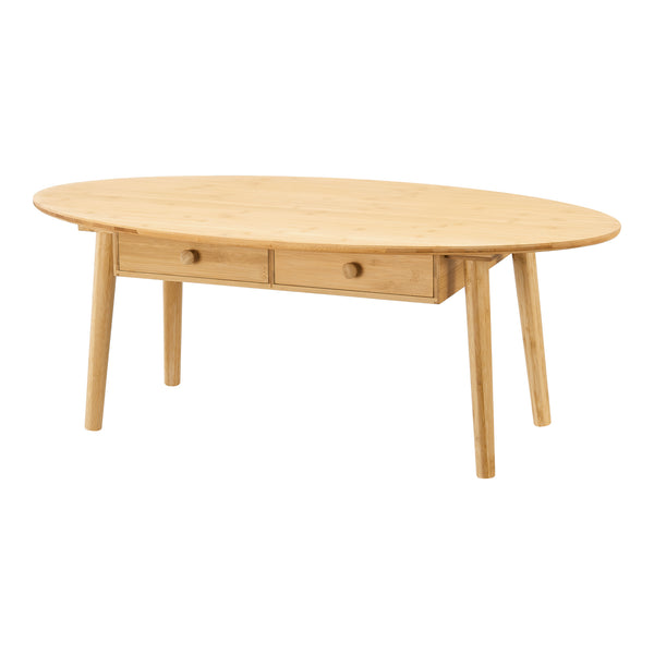 Table basse Harboøre bambou 37 x 100 x 48 cm [en.casa]