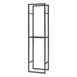 Mobile Portalegna Ulvila per Camino 170 x 45 x 30 cm Nero [en.casa] 