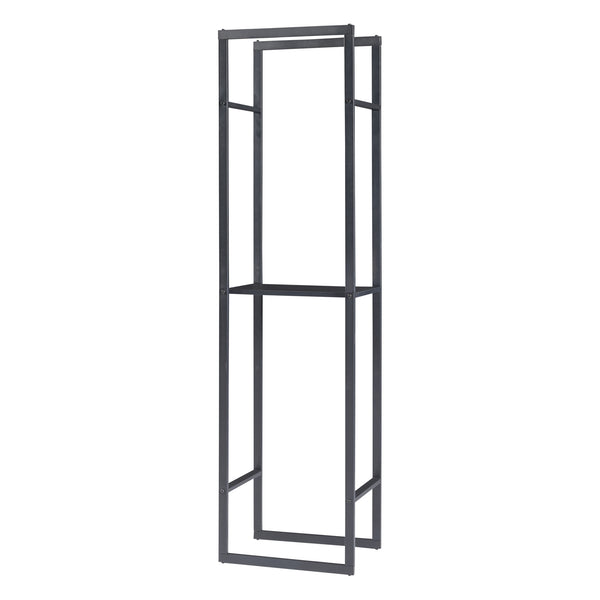 Mobile Portalegna Ulvila per Camino 170 x 45 x 30 cm Nero [en.casa] 