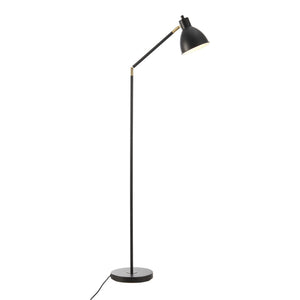 Stehleuchte Stockport 139cm Schwarz/Gold [lux.pro]