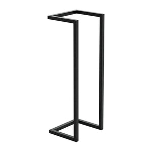 Handtuchhalterung Loppa 70x25x20 cm Schwarz [en.casa]