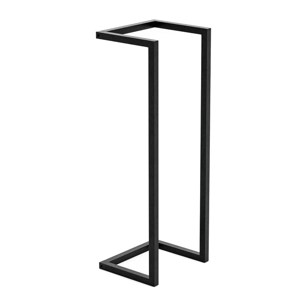 Handtuchhalterung Loppa 70x25x20 cm Schwarz [en.casa]