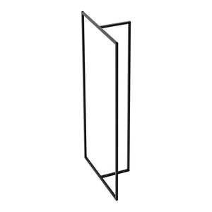 Garderobenständer Hurdal 160x80x32cm Schwarz [en.casa]
