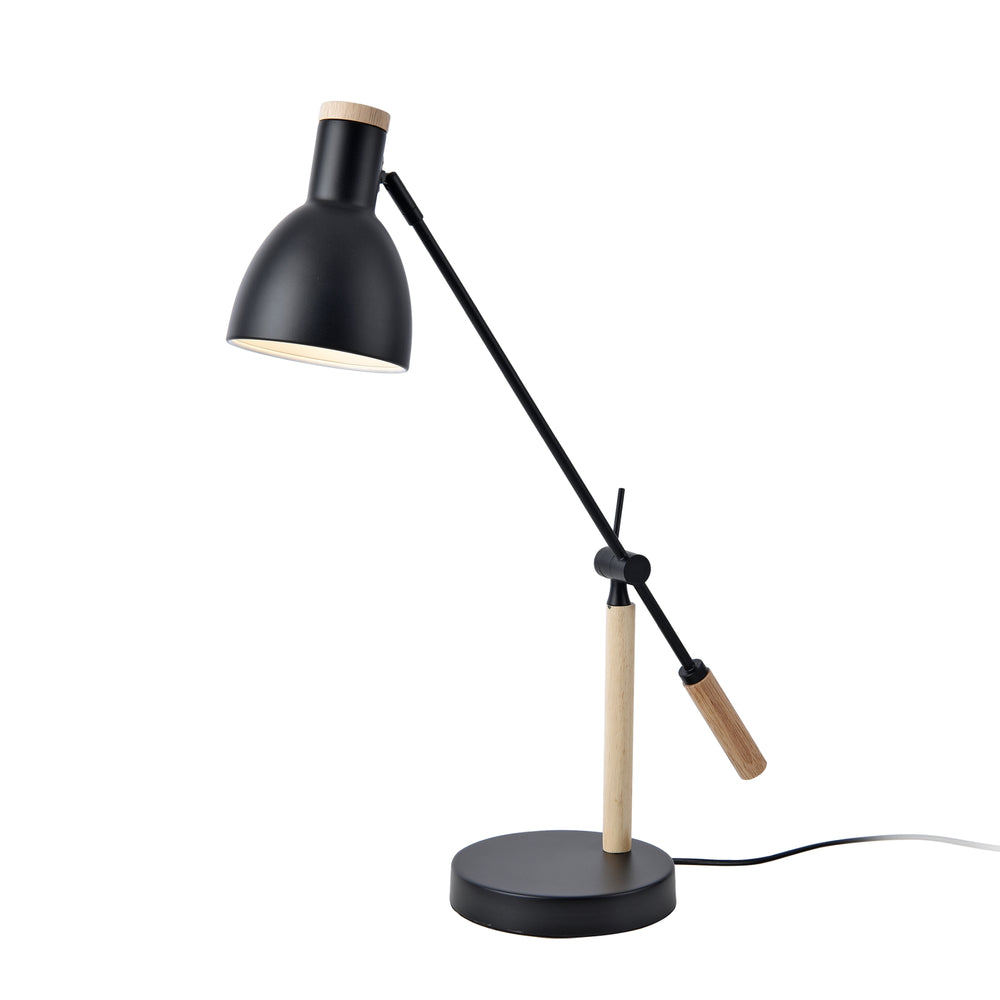 Lampada da tavolo Watford Nero / Color legno [lux.pro] - premiumXL