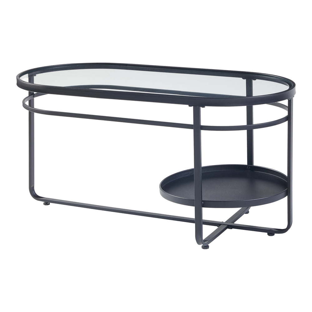 Couchtisch Kumla mit Glasplatte [en.casa] - premiumXL
