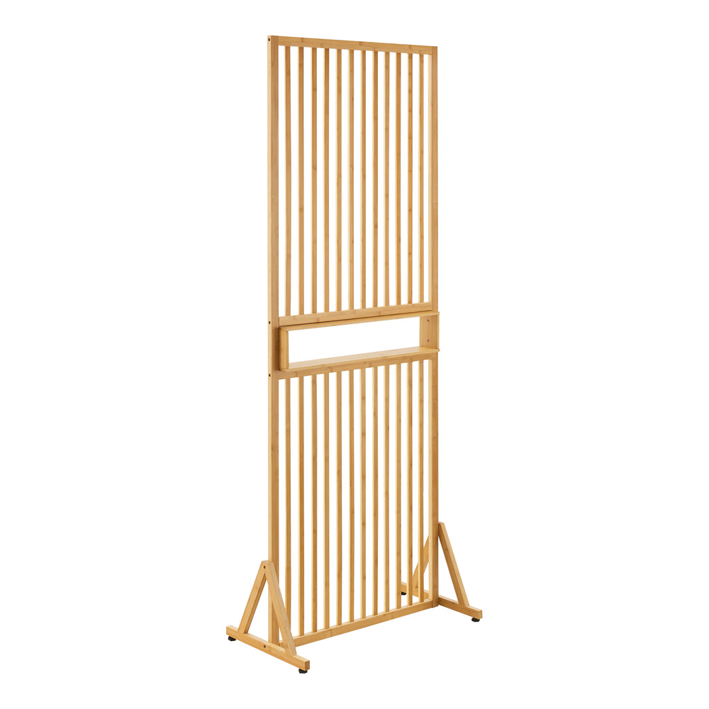 Séparateur de pièce Fron 197x75,5x40 cm bambou [en.casa] - premiumXL