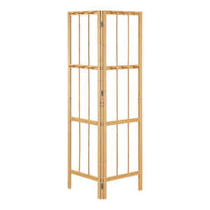 Portemanteau pliable Hyllestad bambou 166 x 92 x 8 cm naturel [en.casa]