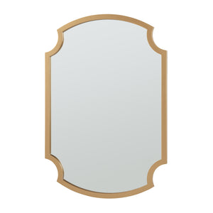 Wandspiegel Aura 80x55 cm Goldfarben [en.casa]