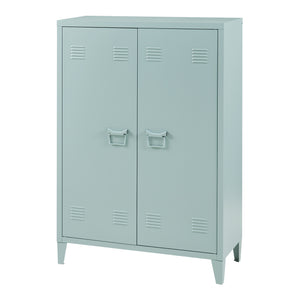 Metallschrank Oripää - 110x75x33cm - Graublau
