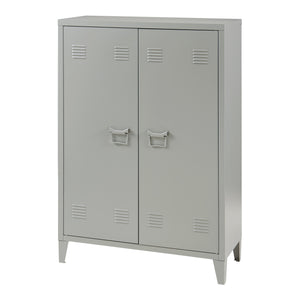 Metallschrank Oripää - 110x75x33cm - Dunkelgrau