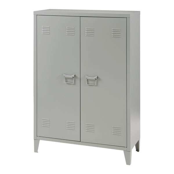Metallschrank Oripää - 110x75x33cm - Dunkelgrau