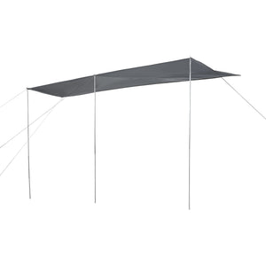 Auvent de caravane Beuningen 400 x 240 x 235 cm gris pro.tec