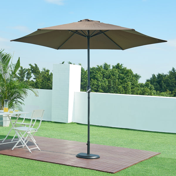 Pied de parasol Bisenti adapté aux tiges 30 34 38 45 mm noir casa.pro