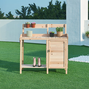 Table de rempotage Alessano 110 x 107 x 46 cm sapin casa.pro