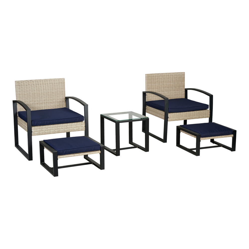 Gartenmöbelset Calvello 5 - tlg. [casa.pro] - premiumXL