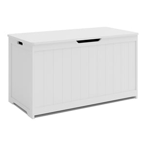 Coffre à jouets Podek 80 x 40 x 45 cm blanc [en.casa]
