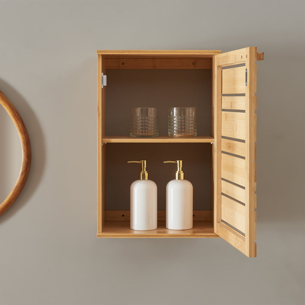 Pensile Epind 50x33x20 cm bambù naturale [en.casa] - premiumXL