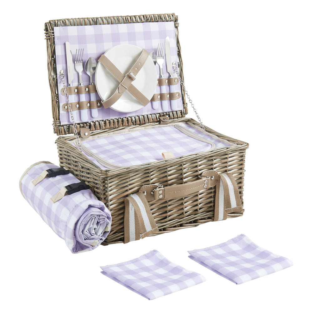 Panier pique-nique Bisceglie pour 2 personnes set complet [casa.pro] - premiumXL