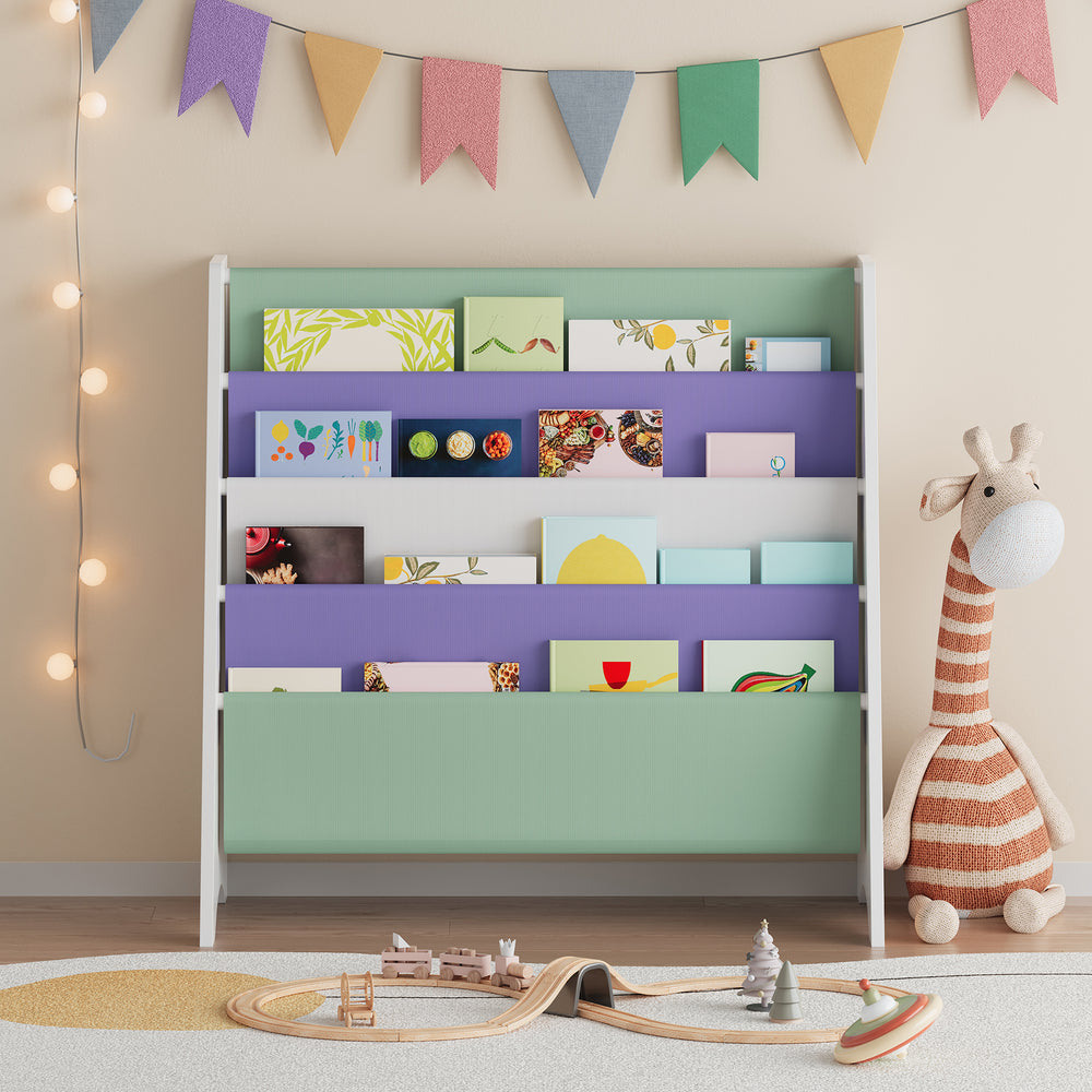 Étagère pour enfants Hornnes 60x62x28 cm motif Aqua Dream [en.casa] - premiumXL