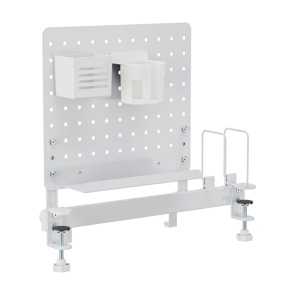 Organiseur de bureau Sauda acier 50 x 50 cm blanc [en.casa]